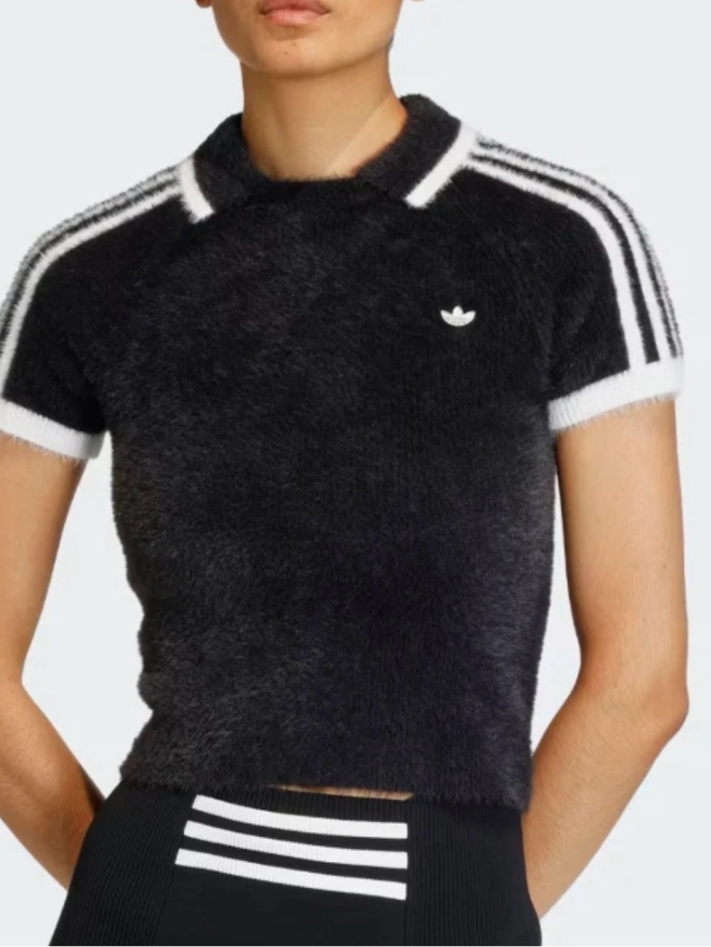 adidas Originals Knit Cali T-Shirt Women's Casual Lifestyle Top AsiaFit KD2428